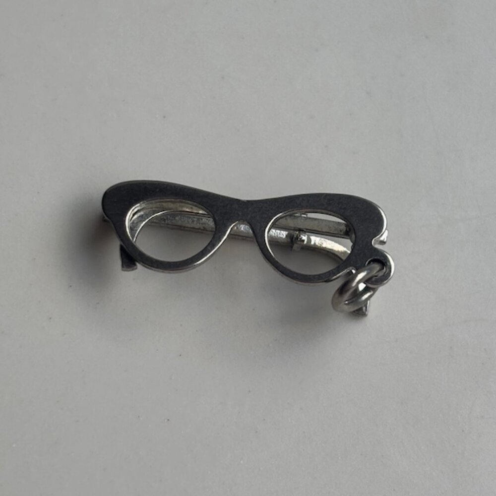Vintage Glasses 925 Sterling Silver Unmarked